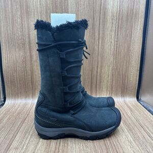 Keen Dry & Warm Green Lace Up Insulated Waterproof Winter Boots Size 6